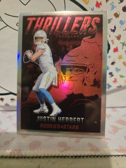 Justin Herbert Thrillers Card