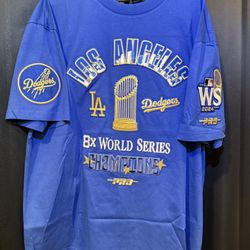 PRO STANDARD LOS ANGELES DODGERS WORLD SERIES CHAMPIONS 2024 TEE -MENS