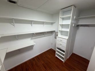Custom Walk-In Closet System with Shelving & Drawers Regular price $500.00 / SET