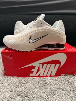 Nike Shox R4 White Sneakers