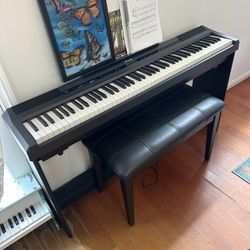 Electric Keyboard And Stand 