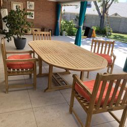 Teak Outdoor Dining Set