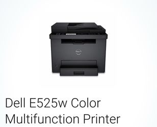 Dell E525w Wireless Color Laser All-in-One Printer (Print/Scan/Copy/Fax)