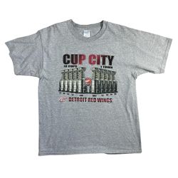 2002 Detroit Red Wings Cup City T Shirt