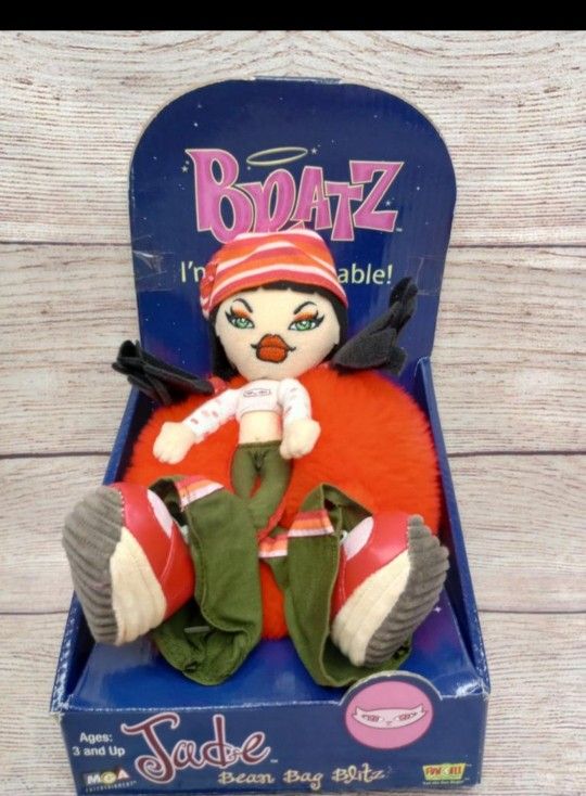 Vintage RARE bean bag bratz doll Jade