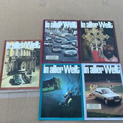 Lot of 5 Mercedes-Benz In Aller Welt Magazine 1(contact info removed)