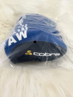 New/Sealed: OEM Cobra Golf Iron Headcover Set 10 Blue Black AW PW SW LW 4 5 6 7 8 9 Club Covers