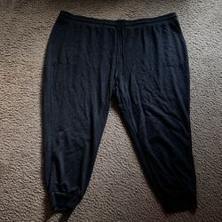 Women’s 4XL Gray Fleece Sweatpants