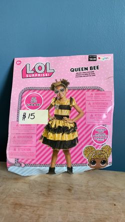HALLOWEEN LOL SURPRISE QUEEN BEE KIDS SIZE SMALL 4-6 COSTUME
