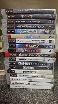 PS3 Video Games 10 Each