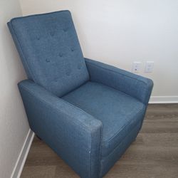 Small Blue Recliner