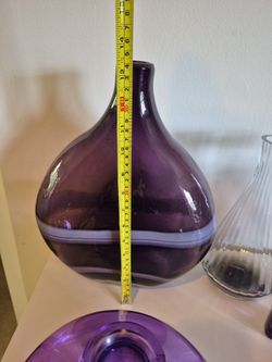 Vases glass all for 10