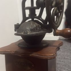 vintage coffee grinder