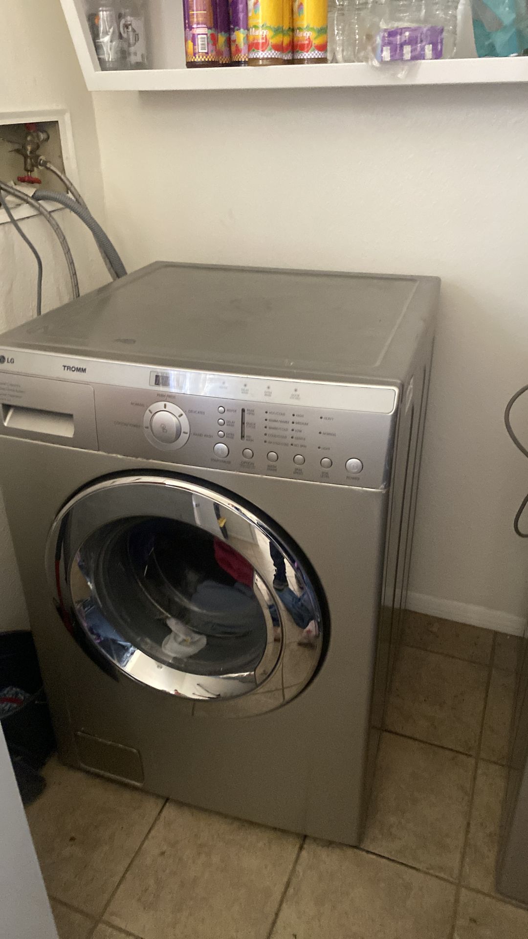 LG washer, and gas dryer