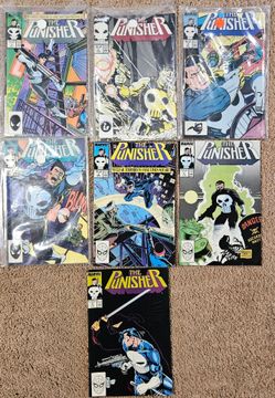 The Punisher (1987) issues 1-4,6,7 and 9