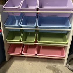 kids toy storage organizer With 12 Bins