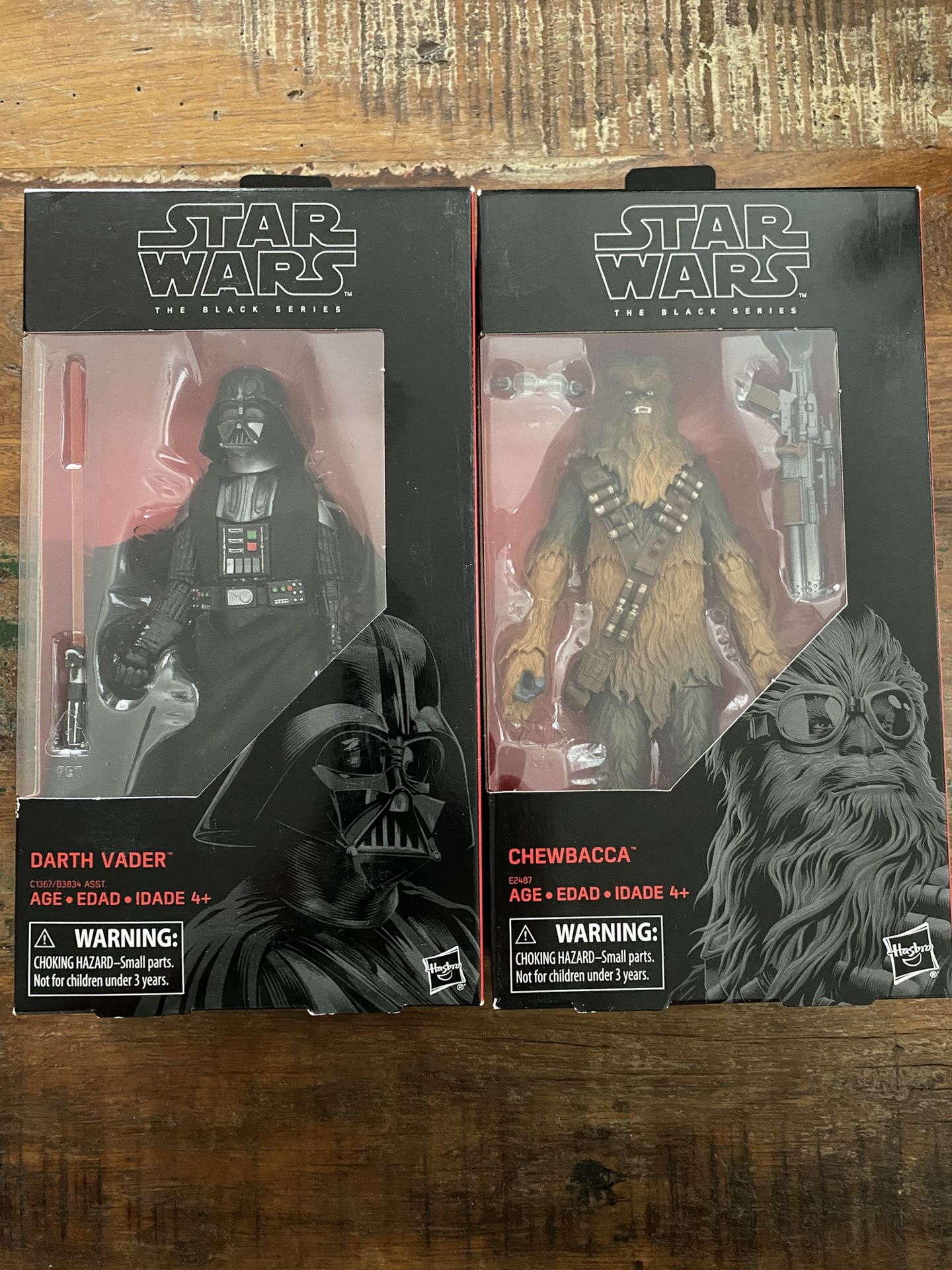 Star Wars Black Series Darth Vader Chewbacca