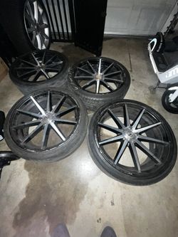 20 Inch Rims Lugs 12x1.5 And Spacers 