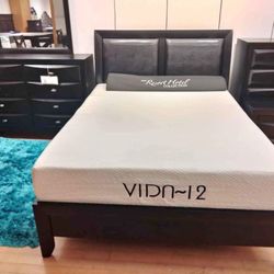 Emily black bedroom set now only $899. Easy finance option. Same-day delivery.