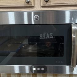 GE Profile Microwave and 24” Wall Oven