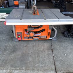 15 Amp 10 in. Table Saw with Folding Stand