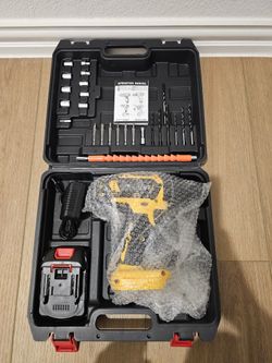 New 21V Drill set with toolbox