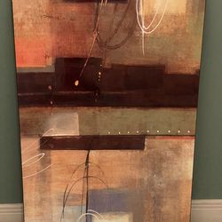 Large (35.25" x 23.5" x 1.5") Contemporary WALL ART - firm posted price.