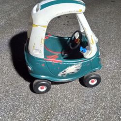 Eagles Themed Little Tikes Cozy Coupe 