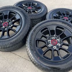 20” Toyota Tundra TRD Black New Wheels & Tires 💯💯💯