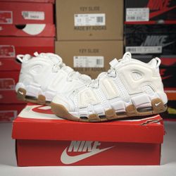 Size 9.5M - Nike Air More Uptempo ‘White Gum’