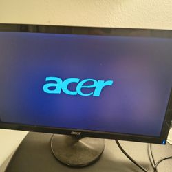 18.5" Acer Widescreen LCD Monitor (Black)