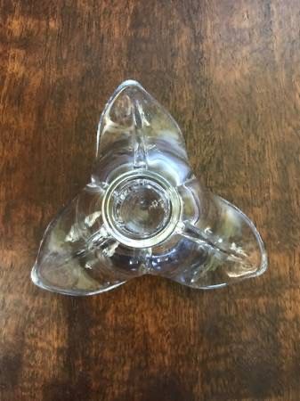 Vintage Duncan Miller American Way 3 Petal Flower Taper Candle Holder