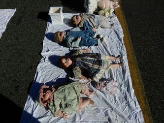 Antique hand painted dolls porcelain New