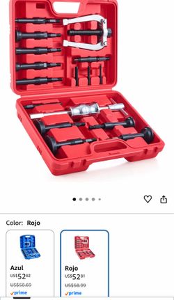 Blind hole bearing puller set