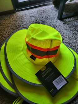 Hi-Vis Safety Wide Brim Hat