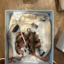 lanvin sneakers size 7 (fit big)