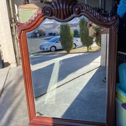 Cherrywood Bevel Mirror 