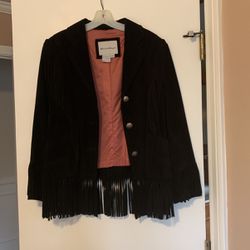 Woman’s Black Suede Jacket