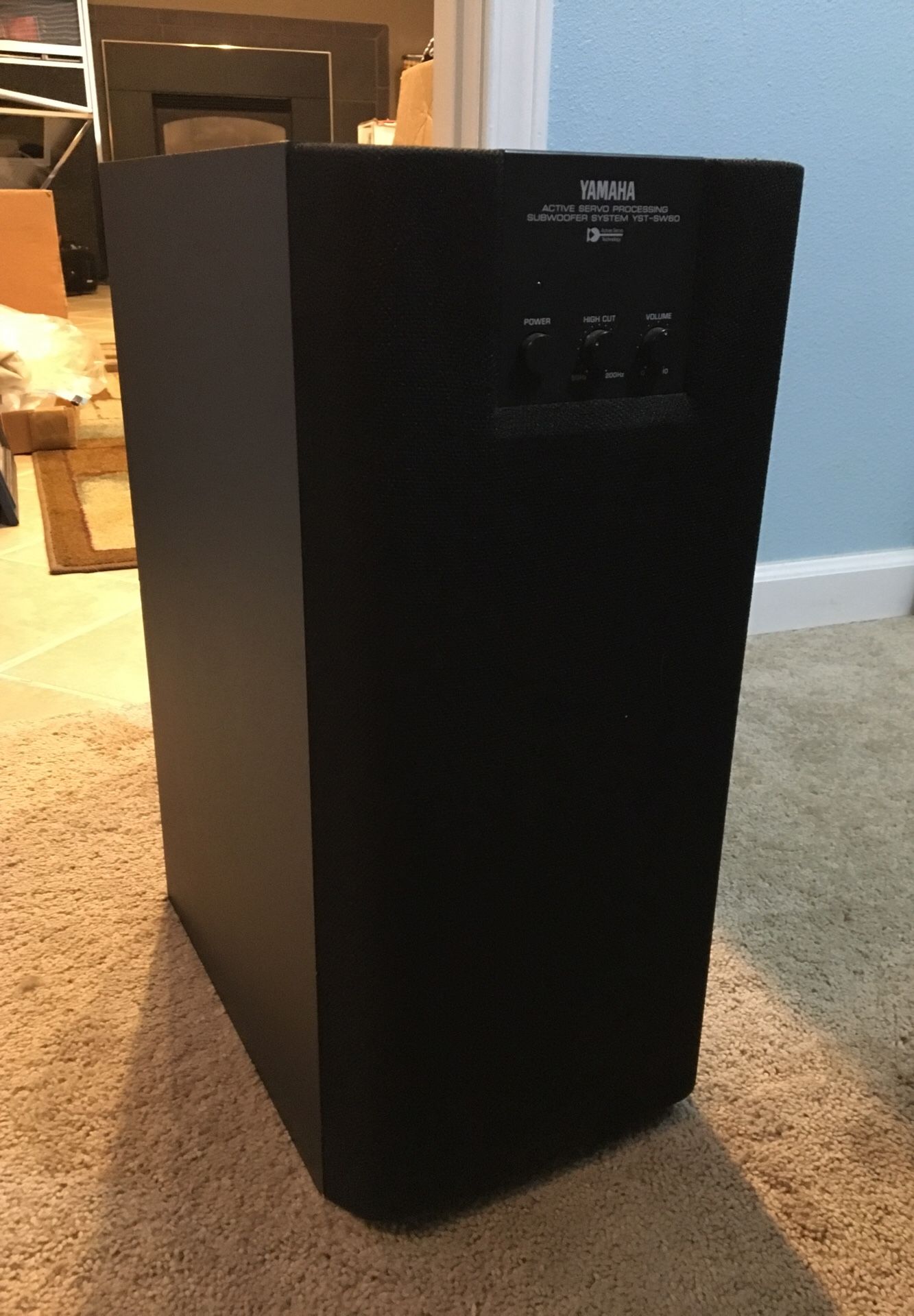 Yamaha Active Servo Processor Subwoofer System YST SW60