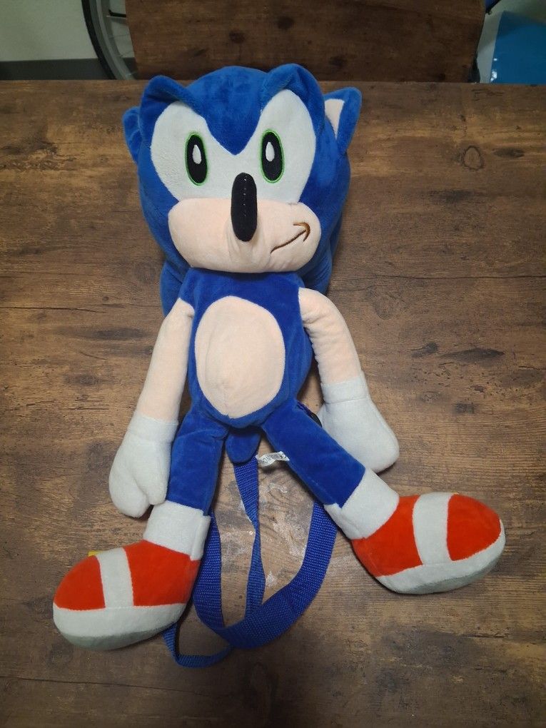 Sonic Plush Backpack