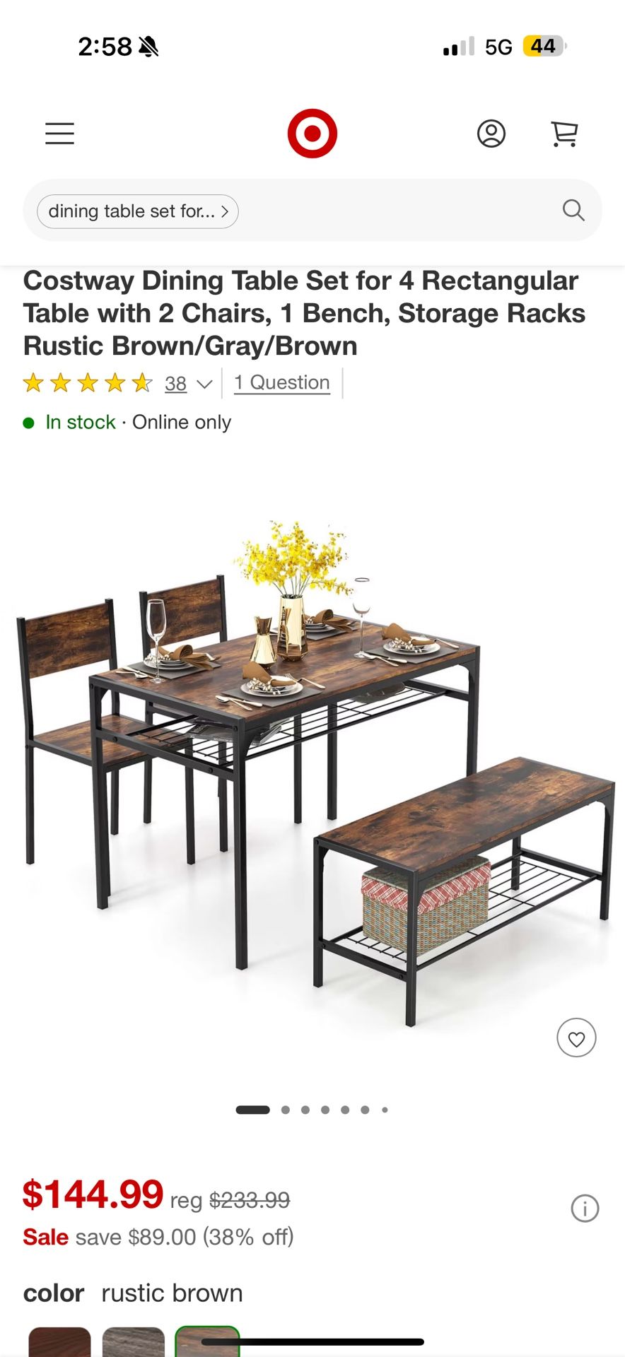 Industrial Dinner Table No Chairs Only Table 