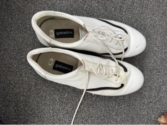 Gabellini White Leather Lace-Up Shoes sz 10