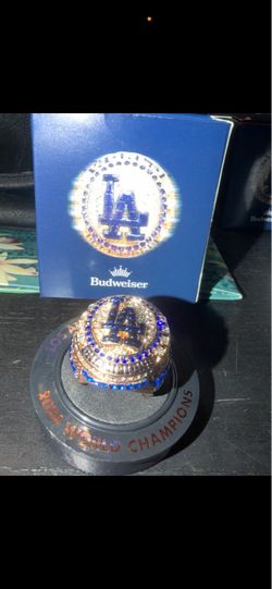 LA Dodgers 2024 World Champions Replica Ring