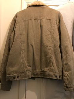 american eagle corduroy sherpa jacket