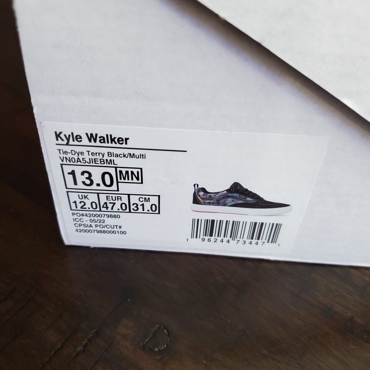 Vans Kyle Walker Tie-Dye Terry Black Men Size 7 Equivalent to Women Size… KYLE WALKER - Poshmark main image 3