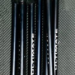 2x Ultimate Support TS-110B Extra-Tall Air-Powered Tripod Speaker Stand (Pair) 