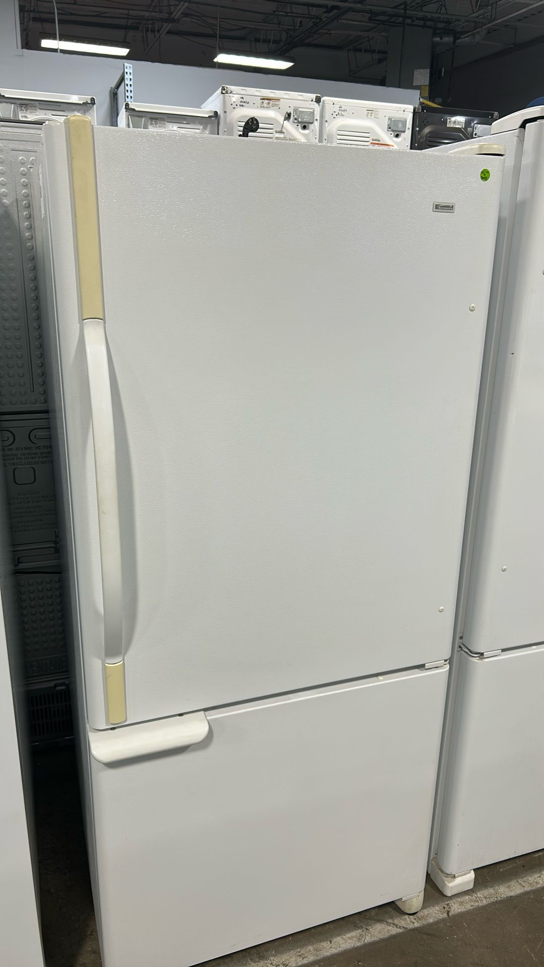 Bottom Freezer White 30” Inch Fridge Preowned