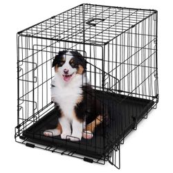 Metal large dog crate
