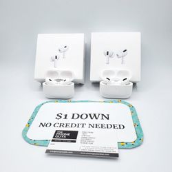 Apple Airpods Pro 2nd Gen - 90 DAY WARRANTY - $1 DOWN - NO CREDIT NEEDED 