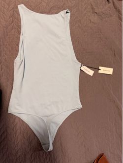 Aritzia Babaton Contour Bodysuit – Light Blue, New With Tags